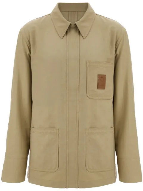 Ferragamo Washed five pocket trousers Neutrals 771558