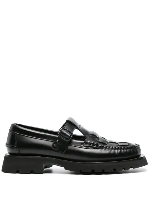 Hereu Soller Sport leather loafers Black WFSOSP