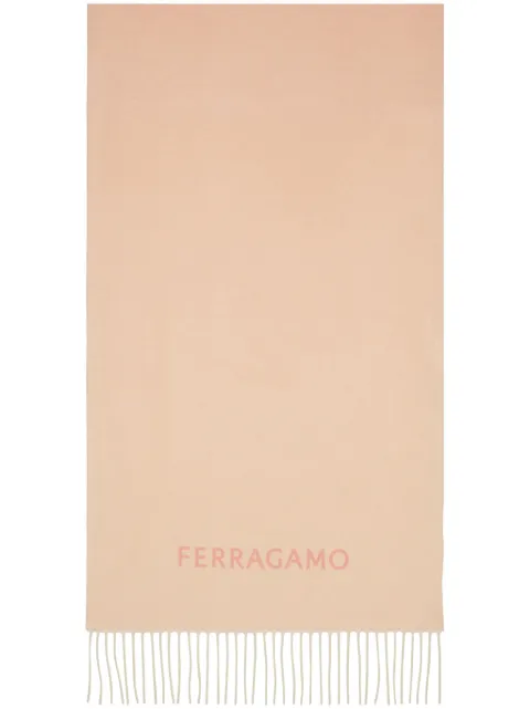 Ferragamo gradient-effect cashmere scarf Pink 770205