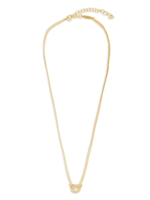 Ferragamo Gancini-pendant layered necklace Gold 770481
