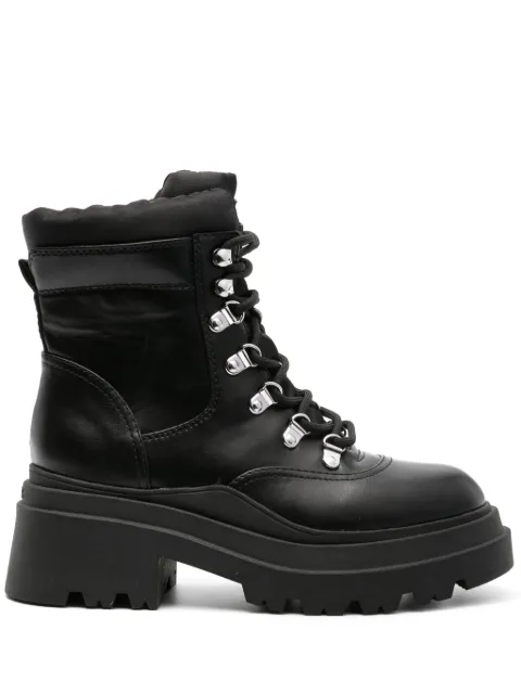 GUESS USA Vaney lace-up combat boots Black FL8V2YLEA10