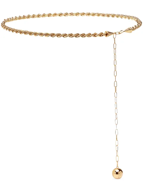 Ferragamo rope-chain belt Gold 771032