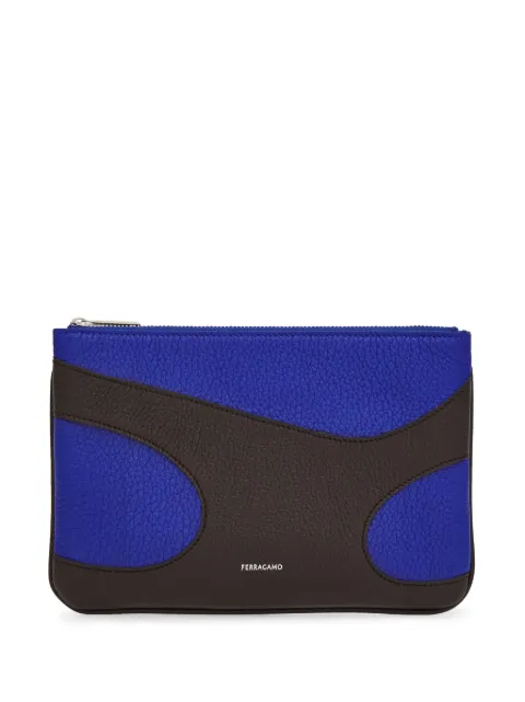 Ferragamo logo-print cut out smartphone case Brown 770124