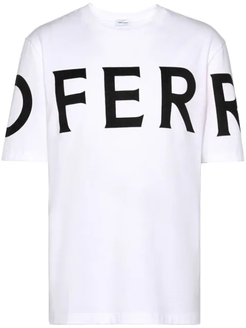 Ferragamo logo-print cotton T-shirt White 771468