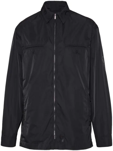 Ferragamo Gancini-plaque hooded jacket Black 770488
