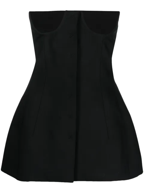 ALESSANDRO VIGILANTE strapless corset top Black VEWX65028AVXE024