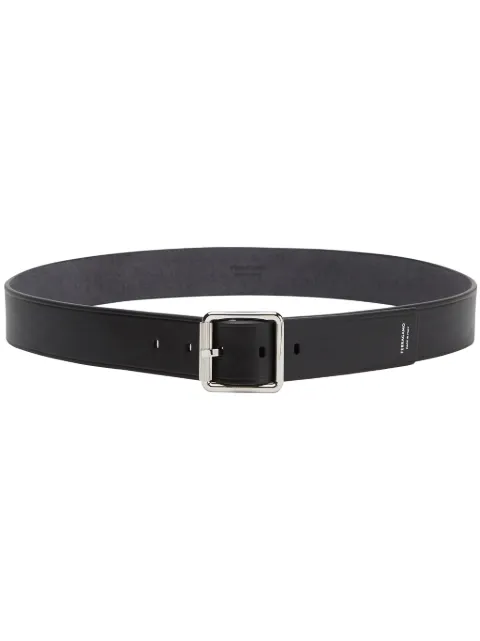 Ferragamo square-buckle leather belt Black 770932