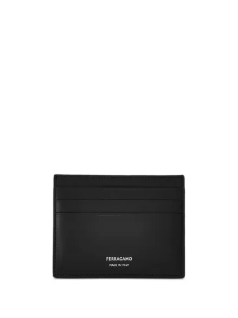 Ferragamo Classic leather card holder Black 772114