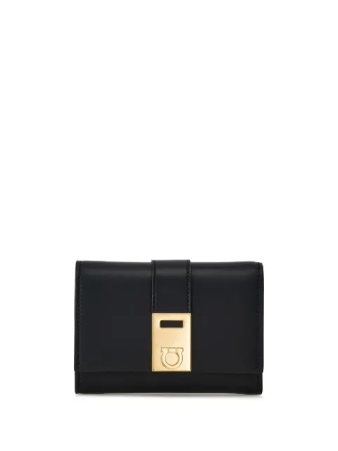 Ferragamo Hug two-tone leather wallet Black 770860