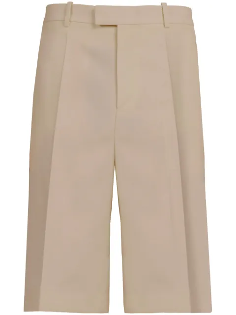 Ferragamo pressed-crease bermuda shorts Neutrals 770260