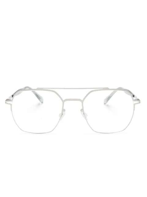 Mykita Arlo pilot-frame glasses Silver ARLO