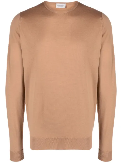 John Smedley Marcus virgin wool jumper Brown MARCUS