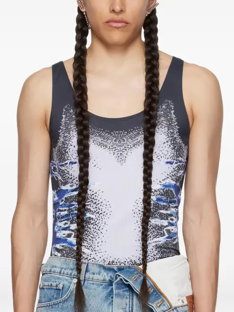 Y/Project whisker-print top Black TS88S25
