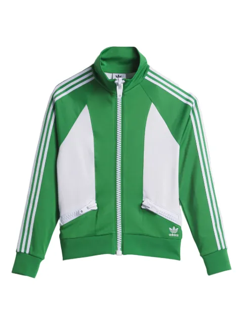 adidas three-stripe zip jacket Green HY1813