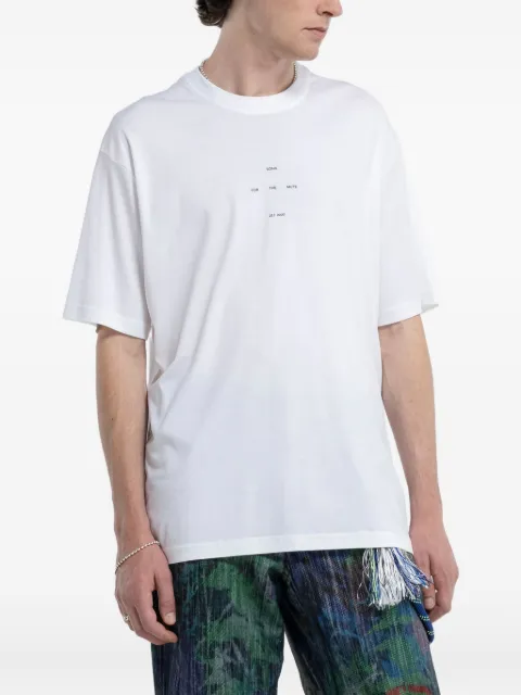 Song For The Mute logo-print T-shirt White 232MTS018P1