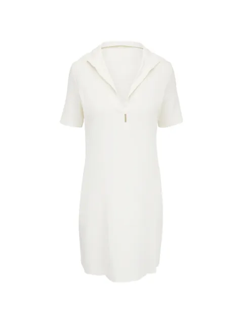 Peter Cohen Paola collared mini dress White 3607STLWHITE