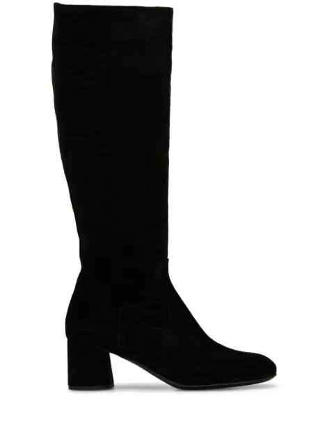 AGL Lorette 50mm knee-high boots Black D140610PKFERGU0000