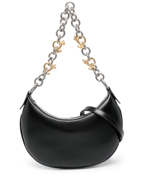 Off-White Hemisphere leather shoulder bag Black OWNN179S24LEA0011000