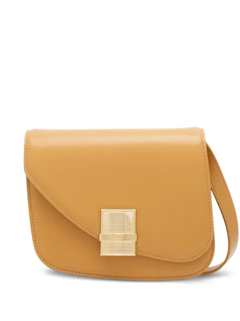 Ferragamo small Asymmetric leather shoulder bag Neutrals 769388