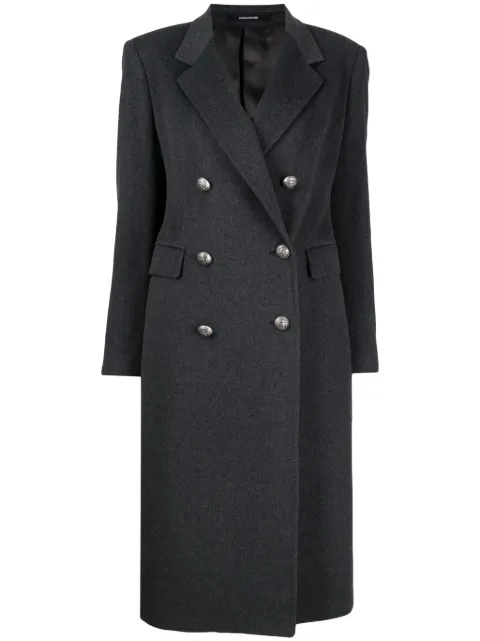 Tagliatore Meryl double-breasted felted coat Grey CMERYL
