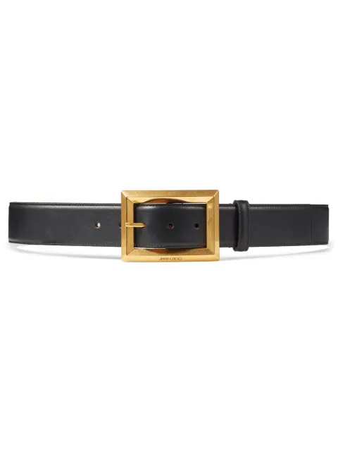Jimmy Choo Arlie leather belt Black ARLIEPKR