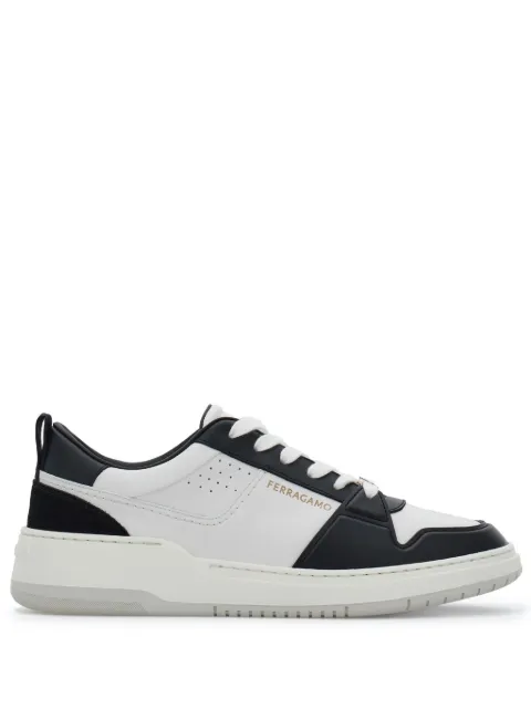 Ferragamo panelled leather sneakers White 770883