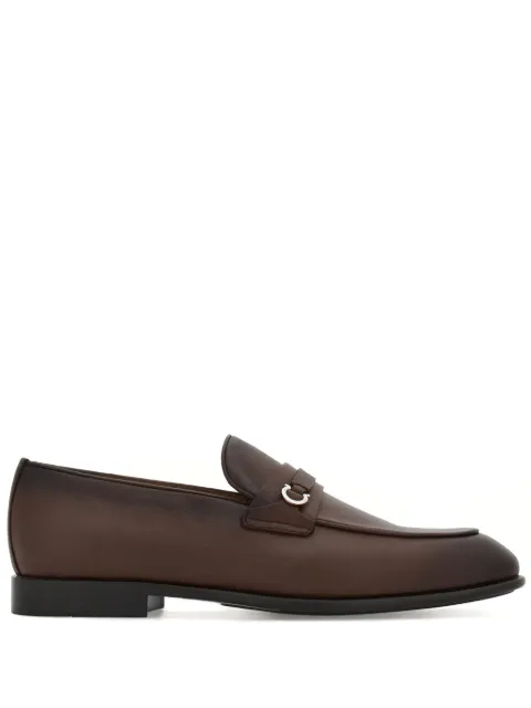 Ferragamo moccasins with Gancini ornament Brown 769191