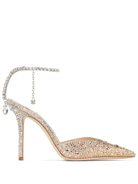 Jimmy Choo Saeda 100 pumps Gold SAEDA100ZPJ