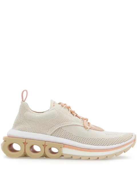 Ferragamo Gancini panelled sneakers Grey 768702