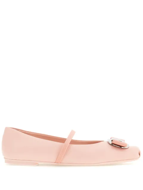 Ferragamo New Vara flat ballerina shoes Pink 768870