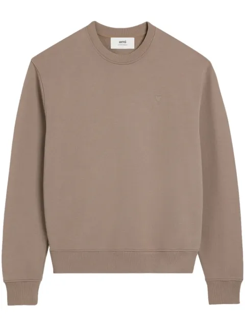 AMI Paris Ami De Coeur sweatshirt Brown E24USW003730