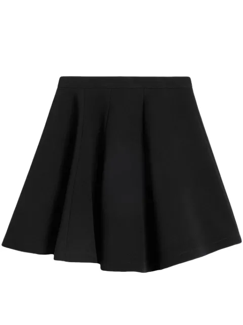 AMI Paris virgin-wool skater skirt Black E24FSK111WV0045