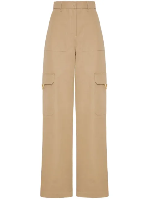Valentino Garavani canvas cargo trousers Neutrals BRB5P58BD