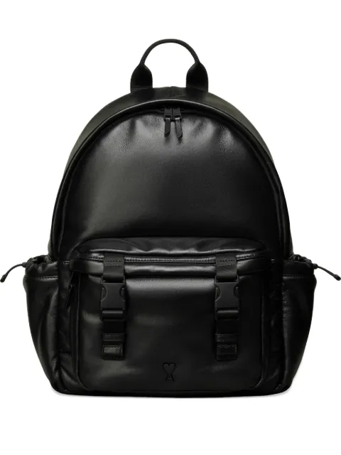AMI Paris Ami de Coeur backpack Black E25ULL300AL0055