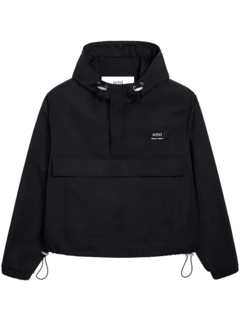 AMI Paris Ami Alexandre Mattiusi windbreaker Black H25UJK101PA0007