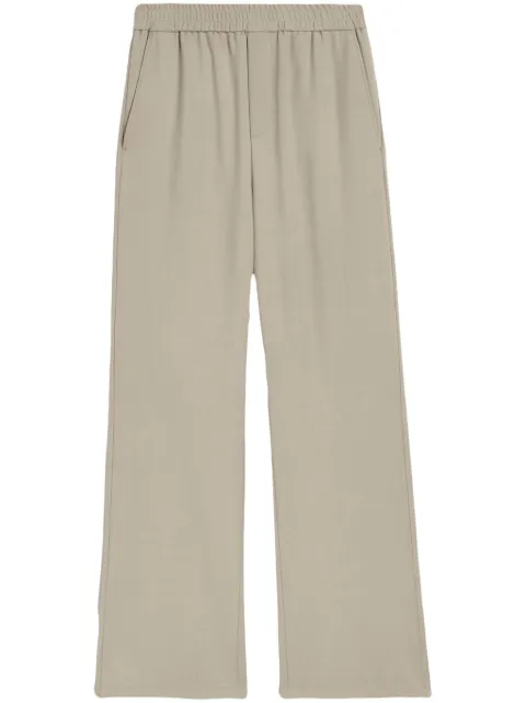 AMI Paris Ami de Coeur wide-leg trousers Neutrals E24HTR211VI0007