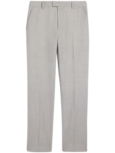 AMI Paris tailored virgin wool trousers Grey E24HTR008WV0038