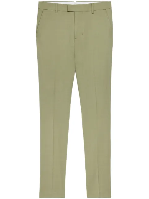 AMI Paris tailored trousers Green E24HTR008VI0007