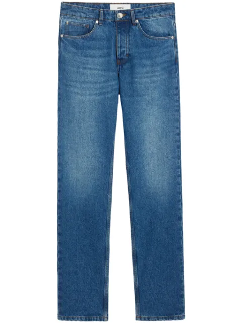 AMI Paris straight-leg jeans Blue E24HTR001DE0025