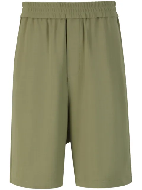 AMI Paris Ami de Coeur track shorts Green E24HSO306VI0007