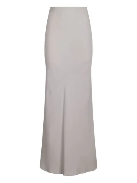 AMI Paris bias-cut maxi skirt Neutrals E24FSK305AC0009