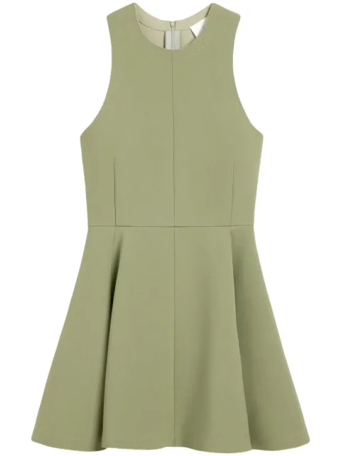 AMI Paris virgin-wool skater minidress Green E24FDR117WV0045