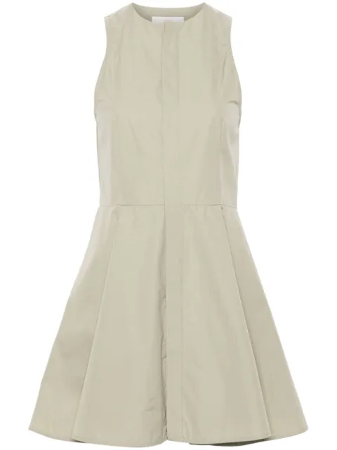 AMI Paris flared mini dress Green E24FDR116CO0063