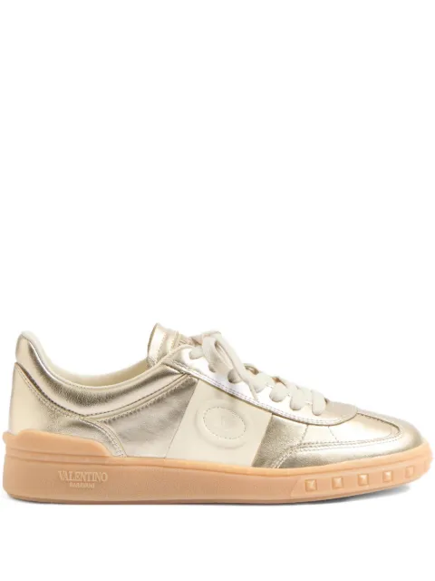 Valentino Garavani Upvillage leather sneakers Gold WS0IL9UKH