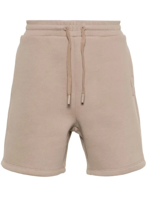 AMI Paris Ami de Coeur drawstring track shorts Neutrals E24USO325749