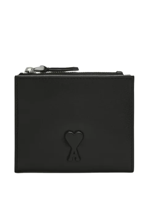 AMI Paris Voulez-Vous leather folded wallet Black H26USL201AL0052