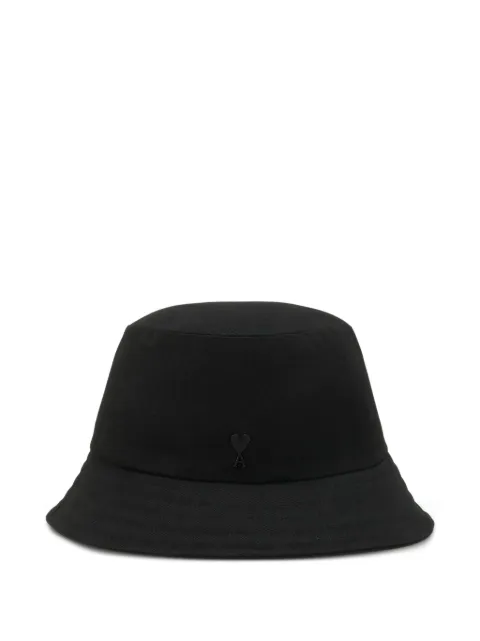 AMI Paris Ami de Coeur reversible bucket hat Black E25UHA240PA0007