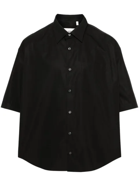 AMI Paris Ami-de-Coeur-motif shirt Black E24HSH216CO0064