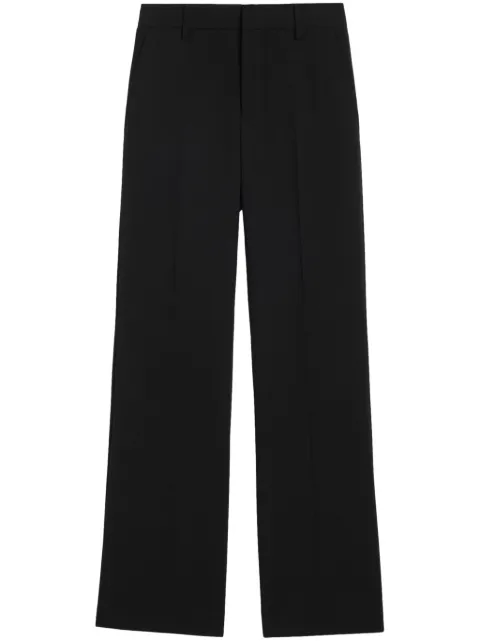AMI Paris flared twill trousers Black E24FTR415VI0007