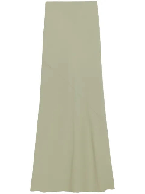 AMI Paris bias-cut maxi skirt Green E24FSK305AC0009
